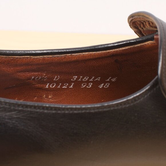 [SOLD] VTG Dack's Round-toe Loafer Men's Shoe 10.5D Black 🇨🇦 Calfskin GUC - Picture 6 of 7